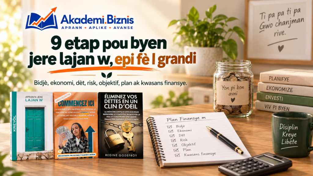 9-Prensip fondamantal pou jere ak grandi lajan w