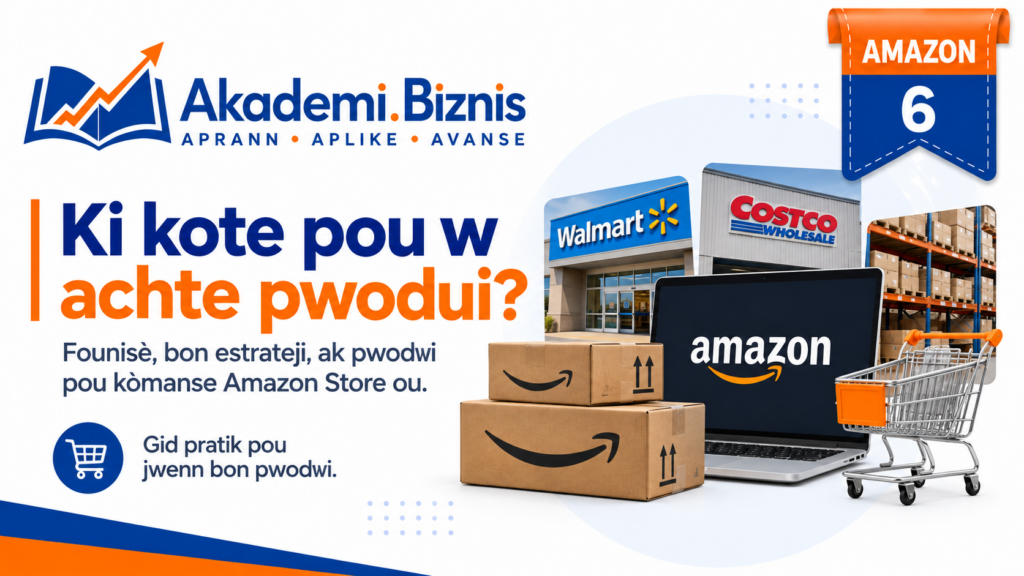 06 Soti nan Founisè rive nan Bon Pwodui: Men Kijan pou Chwazi Sa ki Ka Vann sou Amazon